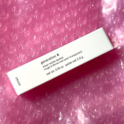    Glossier CRUSH Generation G Sheer Matte Berry Pink ORIGINAL Brand New RARE!