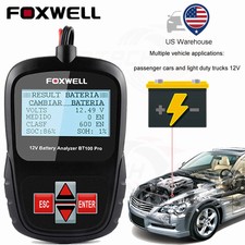 12V Charging System Battery Tester Battery Health Faults Analyzer Auto Scan Tool