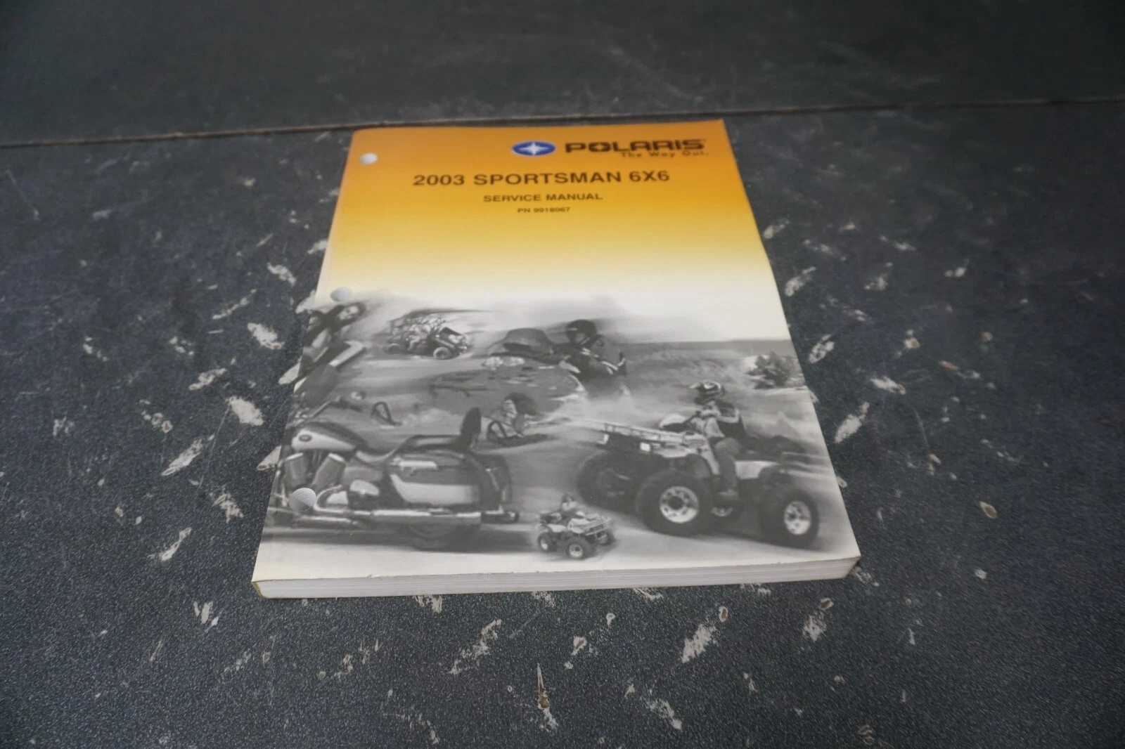 Polaris ATV 4-Wheeler OEM 2003 Sportsman 6x6 Service Manual 9918067