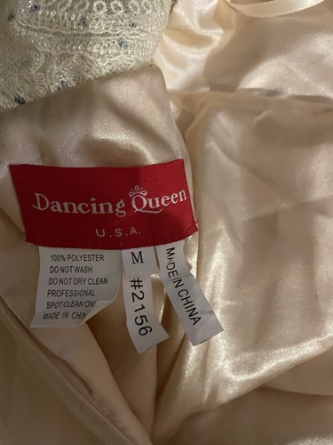 Dancing Queen 2156 Halter Floral Lace Mini Dance AppliquesTulle Cocktail Dress M - Picture 8 of 9