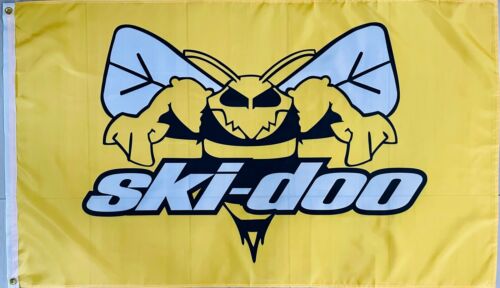SKI-DOO SNOWMOBILES 3x5ft FLAG BANNER MAN CAVE GARAGE - Picture 1 of 1