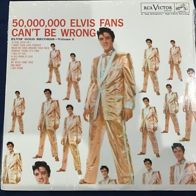 Elvis Presley 50,000,000 Fans Can't Be Wrong Original New Sealed Vinyl LP L3739