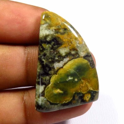 Ocean Jasper Cabochon Natur 32x21 mm Fancy Poliert OC-166 1 Stück