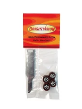 Brightvision Redline Tune-Up Kit #2 - 4 Medium Hong Kong Bearing Style Wheels