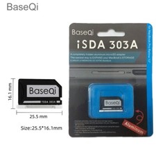 BaseQi for MacBook Pro Retina13inch Aluminum Micro SD Memory Card Adapter 303A