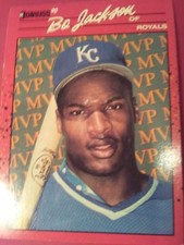 1990 Donruss MVP Bo Jackson #BC-1 Kansas City Royals