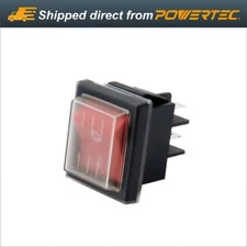 POWERTEC Rocker Power Switch, 120VAC ON/OFF for DC1510 (71617 )