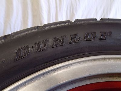 91 Kawasaki Ninja ZX 600 C Straight Red Front Wheel 16x2.50