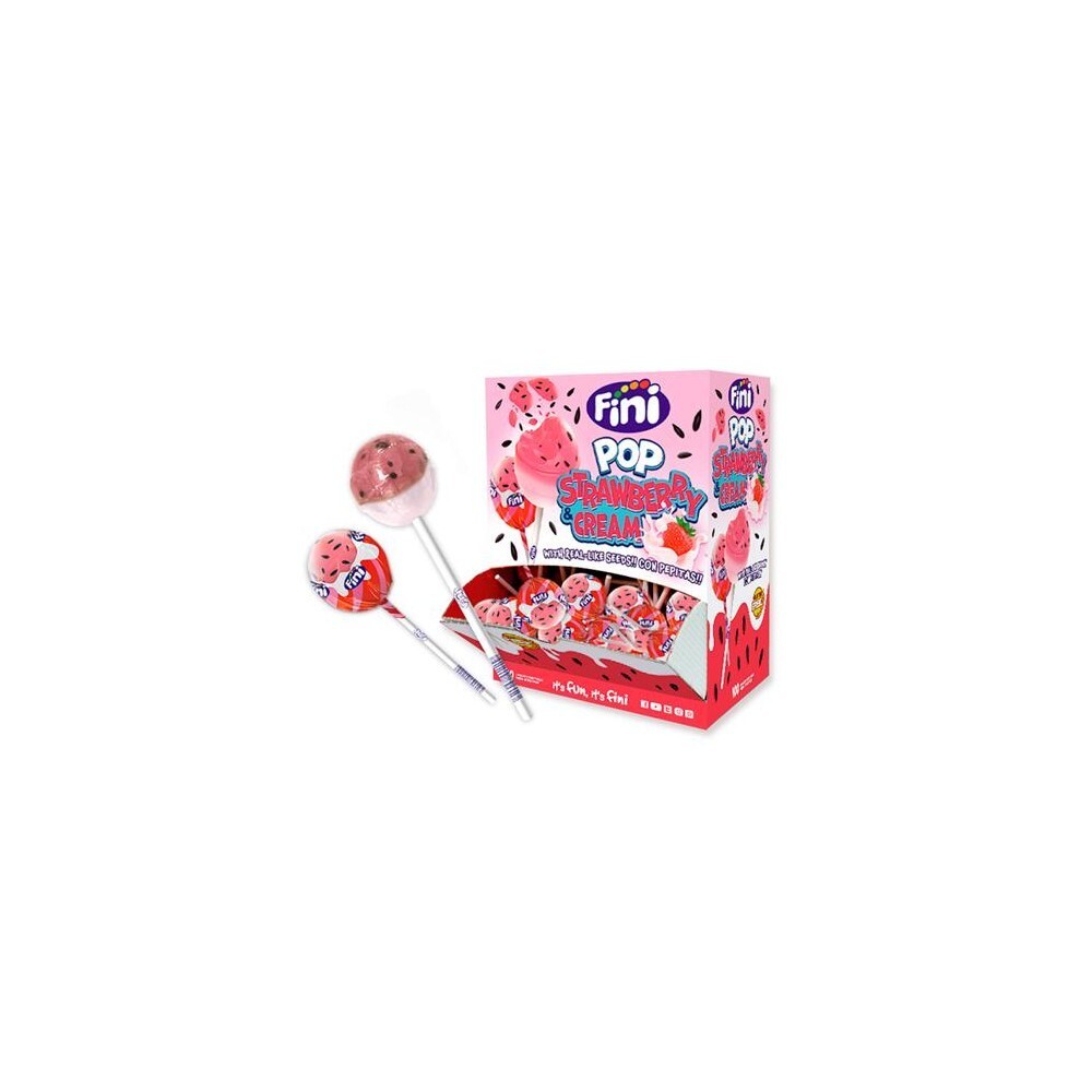 LECCA LECCA  FINI POP STRAWBERRY CREAM 100 pezzi  - FINI