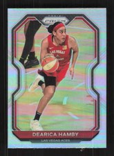 Dearica Hamby 2021 Panini Prizm WNBA Prizms Silver Las Vegas Aces #43