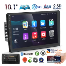 10.1" Double 2DIN Car Stereo Radio Android 11 GPS Navi WIFI Bluetooth MP5 Player