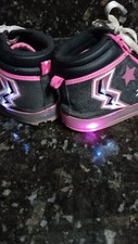Girls Athletic Works Lightning Light Up High Top Sneakers US 3 Price Accordingly