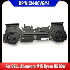 00VGY4 For Dell Alienware M15 Ryzen R5 80W Cooling Fan Cooler Fan Heatsink