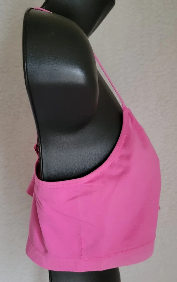 Camisa sujetador para mujer No Boundaries Juniors talla 2XL XXL 2X grande púrpura rosado Foto 3 de 4