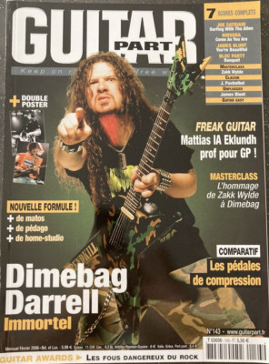 Magazin Gitarrenteil Nr. 143, Dimebag Darrel, The Strokes, Les Tetes Raides