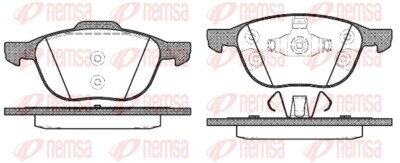 REMSA 1082.30 Brake Pad Set, disc brake for ,FORD,FORD (CHANGAN),MAZDA,VOLVO