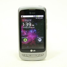 LG Thrive P506 Smartphone   Silver AT T Cell Phone Touchscreen