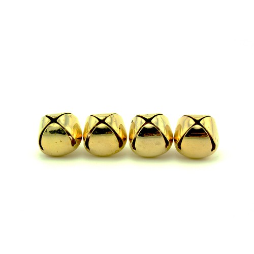 1 Inch 25mm Gold Craft Jingle Bells Bulk 100 Pieces - Picture 6 of 6