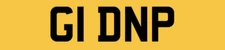GIDEON GIDS GID P NUMBER PLATE PRIVATE REGISTRATION G1 DNP PERSONAL UK CAR REG