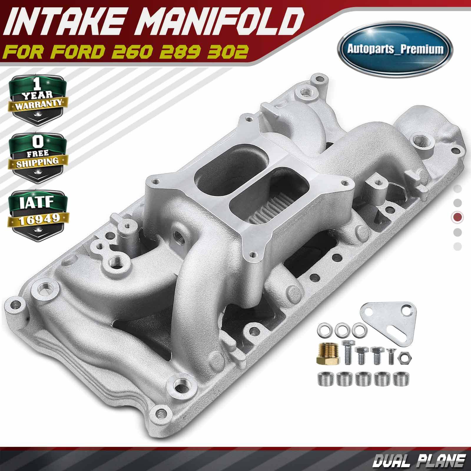 Small Block Dual Plane Air Gap Intake Manifold for Ford Small Block 260