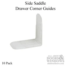 Side Saddle Drawer Corner Guides Plastic Polyethylene 10-Pack