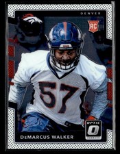 2017 Donruss Optic #121 DeMarcus Walker Rookie Card Denver Broncos. rookie card picture
