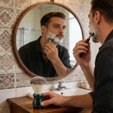 Shaving Brush for Men Smooth Accessories Beard Brush for Travel Home Father