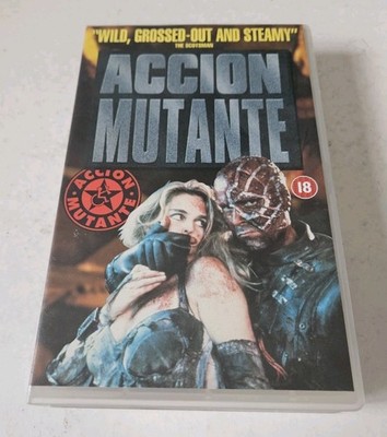 ACCION Mutante - Big Box UK Release VHS VIDEO