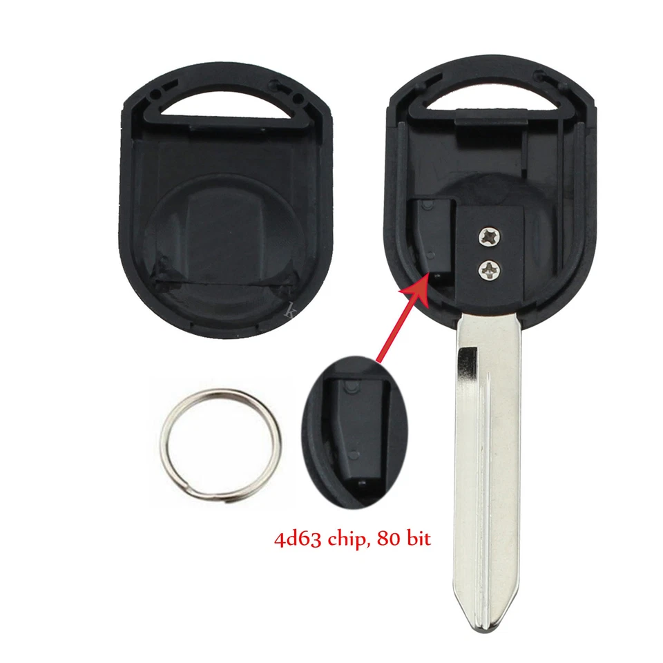 Llave de coche astillada de encendido 10 para Ford F150 F250 F350 Explorer Lincoln MKT MKX Foto 2 de 4