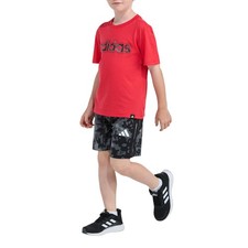 adidas Aop Camo Short Set Youth Boys Size 4 Casual Athletic Bottoms SB1158-KK69