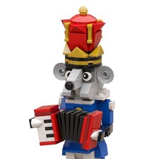 Hot Sale Soldier Playing Violin & King Mouse Playing Organ 386 Build Moc