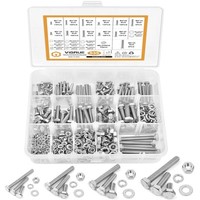 Vigrue 535 StüCk M3–M6 Sechskantschrauben A2 Edelstahl Mit Muttern Bolzen Set