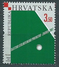 Croatia Post 2007 Yvert 764 ** MNH Sports Tennis