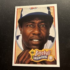 HANK AARON; 1991 Upper Deck Heroes Baseball Card #26 of 27 - Braves