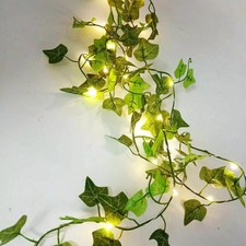 LED Ivy Fairy String Lights Garden Outdoor Leave Wall Fence Light with 100 LEDS