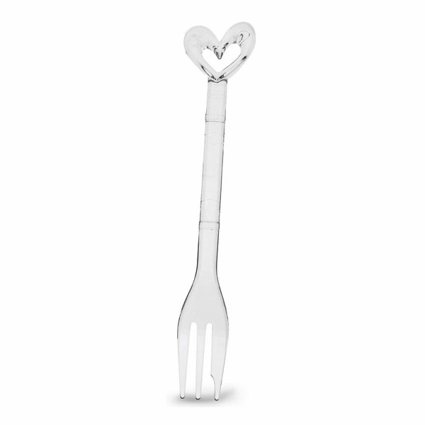 Koziol Virgin White X-Mas Susi Kuchengabel, 4Er-Set, Kuchen Gabel, Transparent-image
