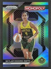 2024 Panini Monopoly Prizm WNBA Skylar Diggins-Smith Light Blue Prizm /199 WNBA5