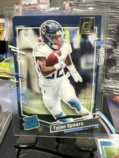 2023 Panini Clearly Donruss Football Tyjae Spears Rated Rookie #88 - Titans