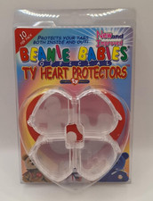 Ty Official Beanie Babies Heart Tag Protectors 10-Pack New 