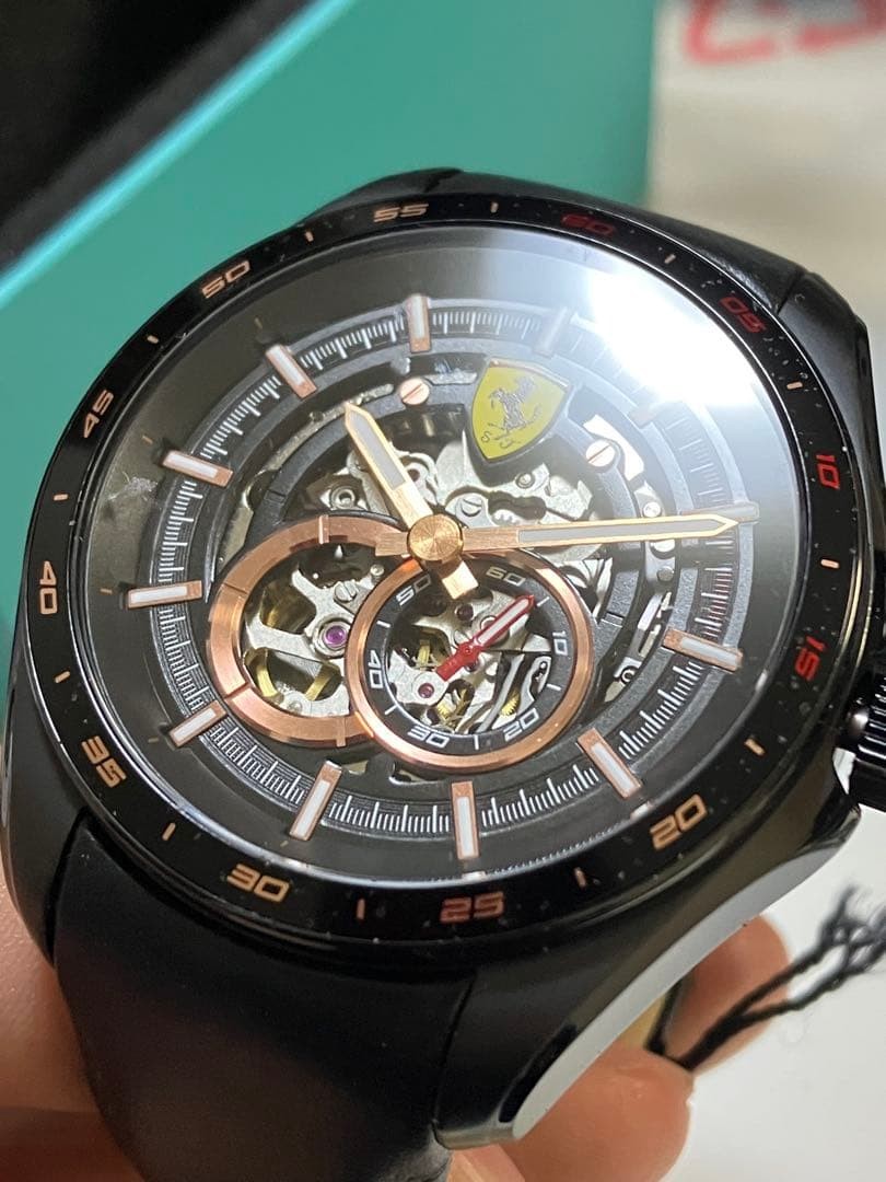 Ferrari Scuderia Automatic Watch 0830688 Sports Racing Spirit New