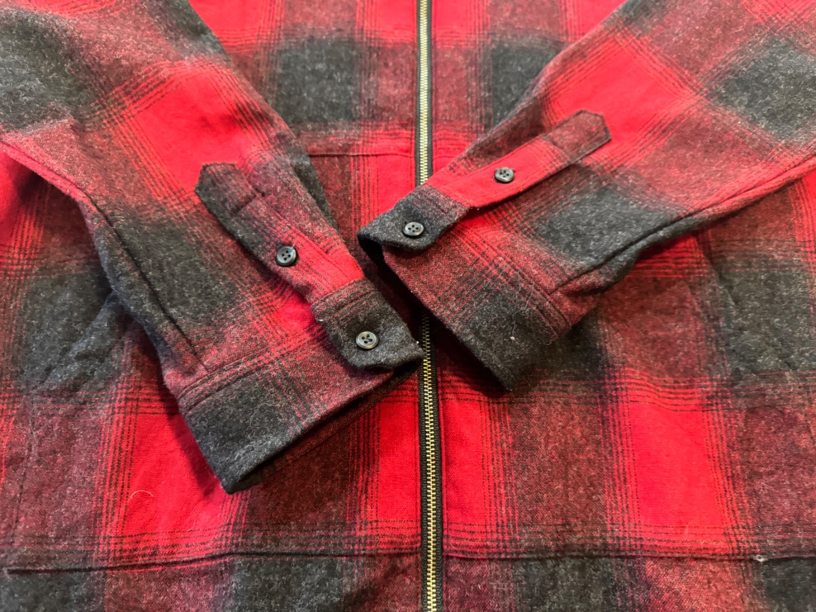 PENDLETON 100% VIRGIN WOOL BUFFALO PLAID FULL ZIP… - image 6