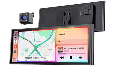 Krunia Car Truck GPS Sat Nav 9.26 Wireles Touch Screen Apple CarPlay Android Cam