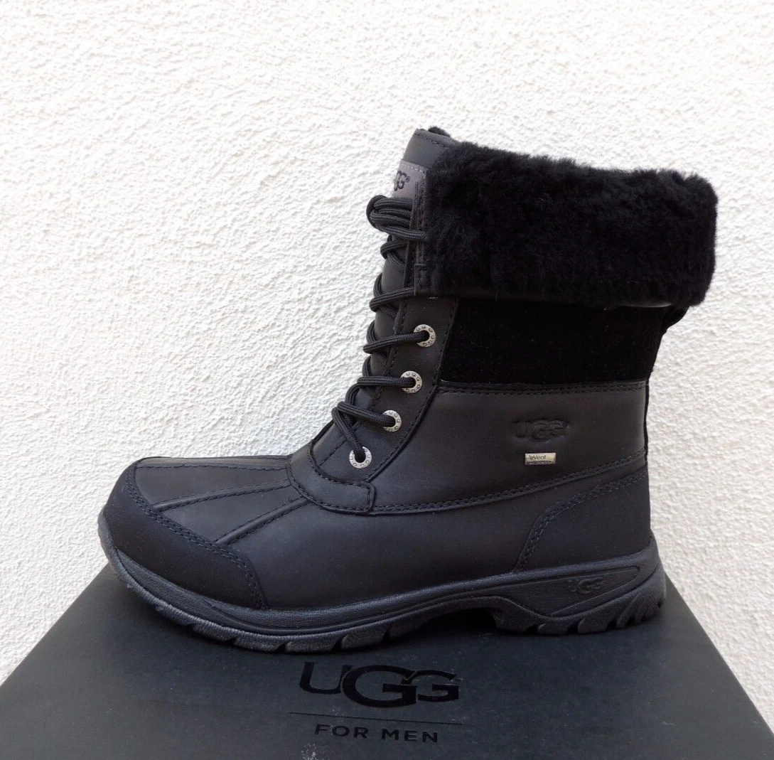 UGG BUTTE BLACK WATERPROOF LEATHER WINTER SNOW BOOTS, MEN US 9.5/ EUR 42.5 ~NEW
Opens in a new windo