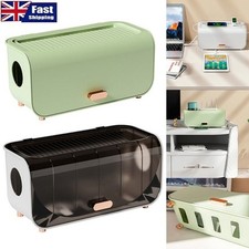 Wire Cord Storage Box Home Cable Tidy Management Socket Safety Organizer Box uk