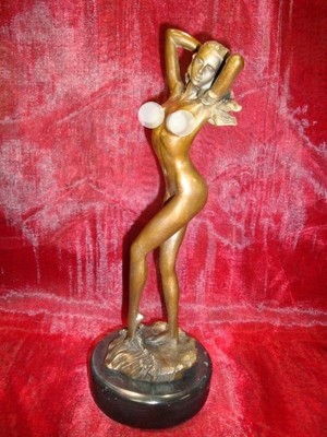 posąg panienka seksowny Pin-up Przebudzenie Styl Art Deco Styl Art Nouveau Stały