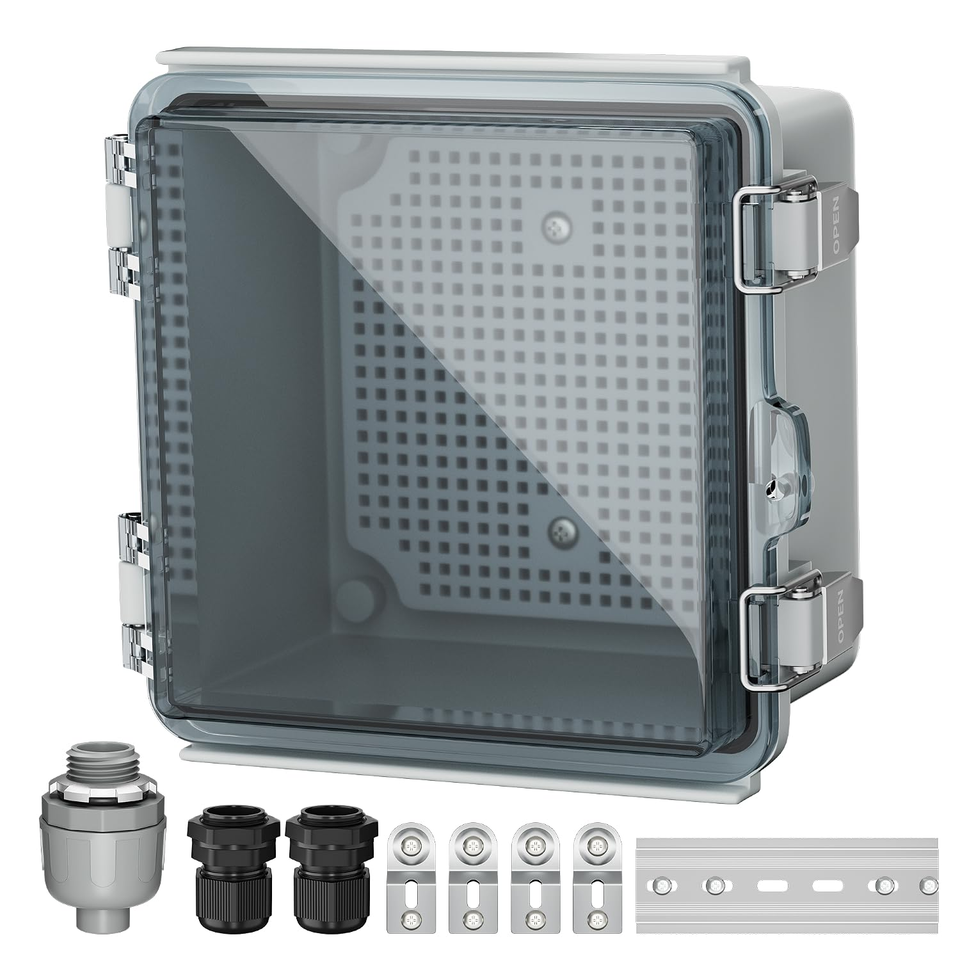 Joinfworld 6X6X4 Outdoor Electrical Box Weatherproof Junction Box ...