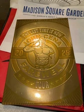 MINT WWE John Cena Limited Edition Farewell Tour MSG Program Last Time Is Now 