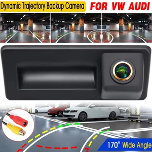 Car Backup Camera with Dynamic Trajectory Guide Lines for Audi,VW,HD Rear View