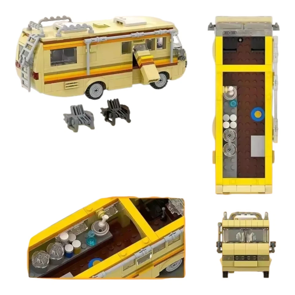 Breaking Bad Building Blocks Set RV Camper Van Heisenberg 360pcs 💠⚗️🧪 - Image 3 of 4