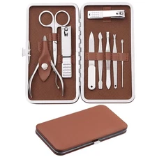 Manicure Set, Professional Manicure Kit Nail Kit Mens Grooming Tools Pedicure...